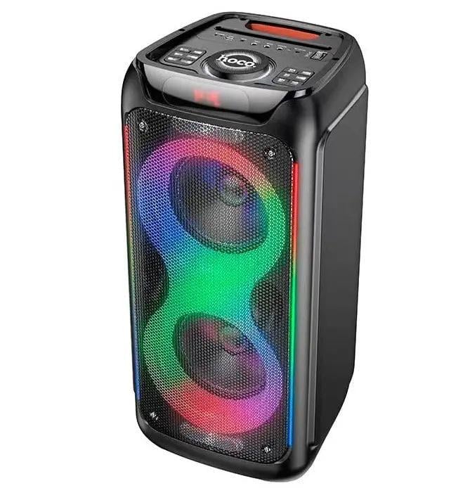 Портативная колонка Hoco DS54 Bluetooth с подсветкой с микрофоном и пультом ДУ Black (609167)