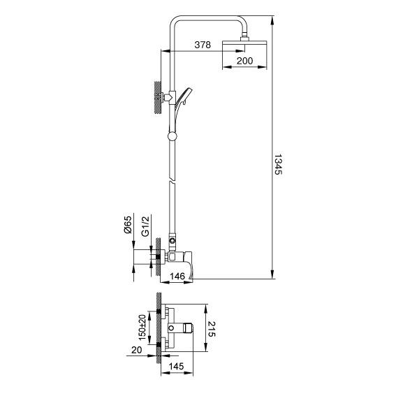 Душова система Devit Graphics 3350SP - фото 2