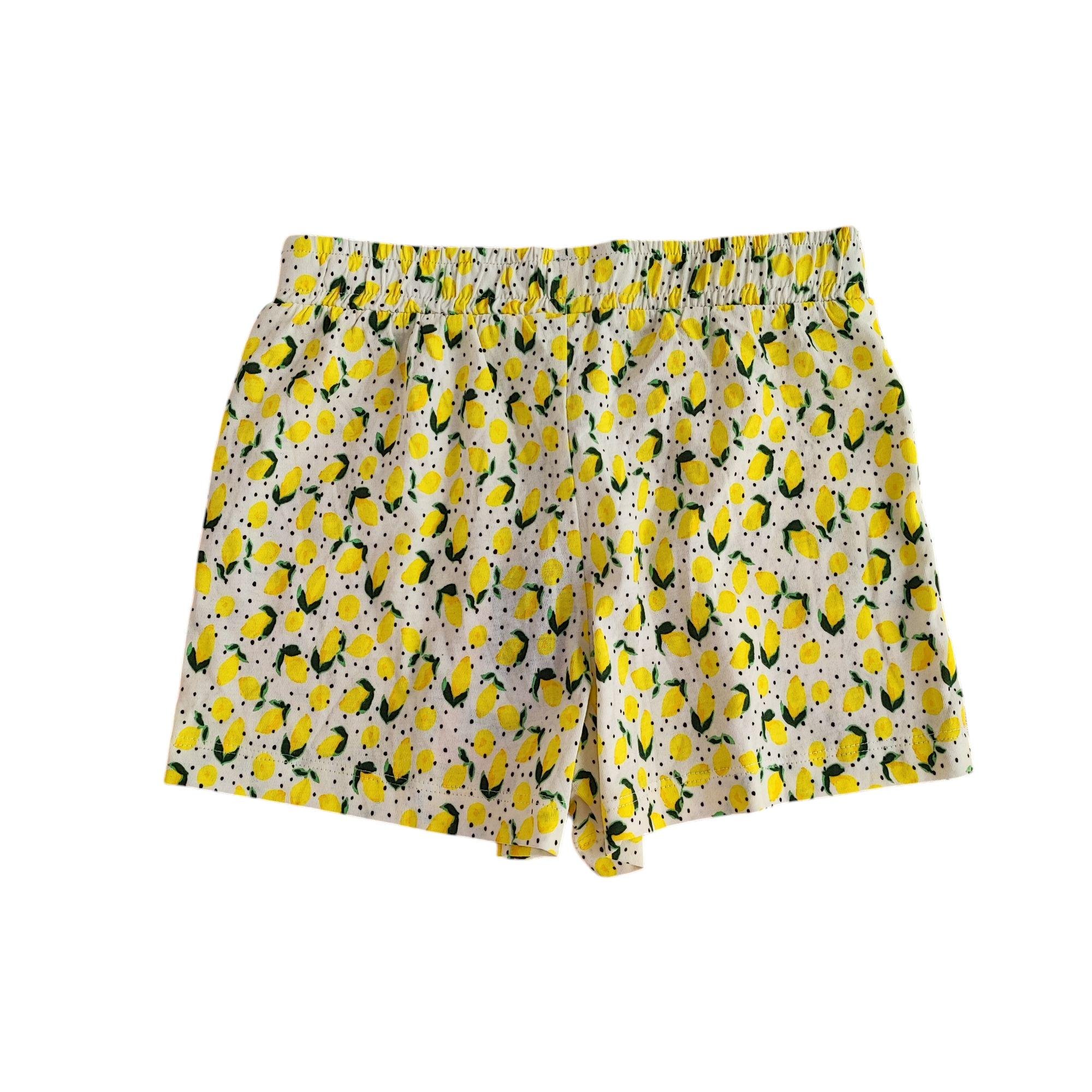 Шорти дитячі для дівчинки ONLY 122-128 см Білий Жовтий (250313071)