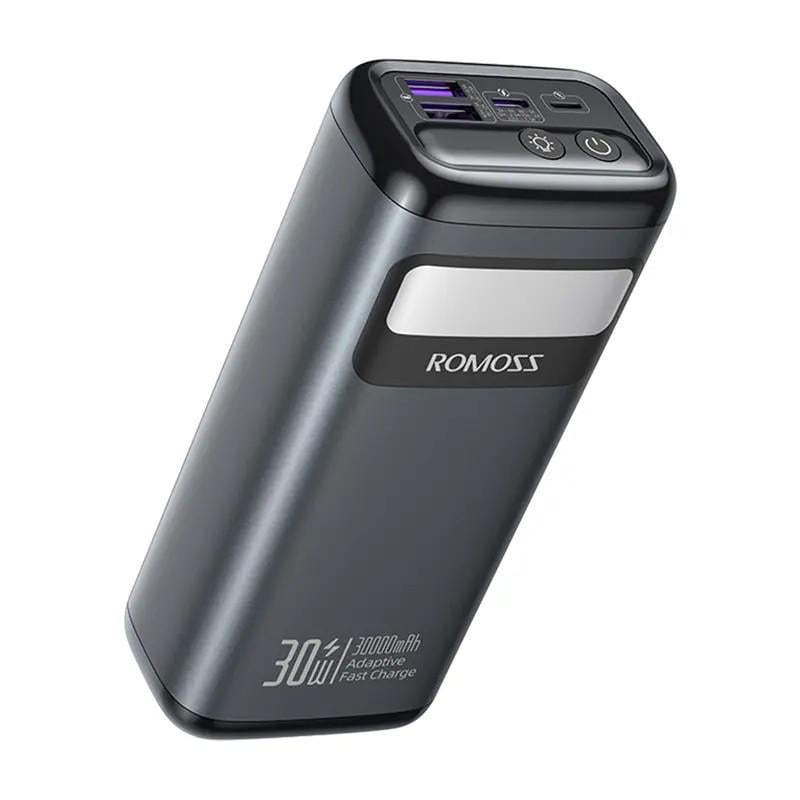 Повербанк Romoss 30000 mAh 30W Black (PMT30) - фото 2