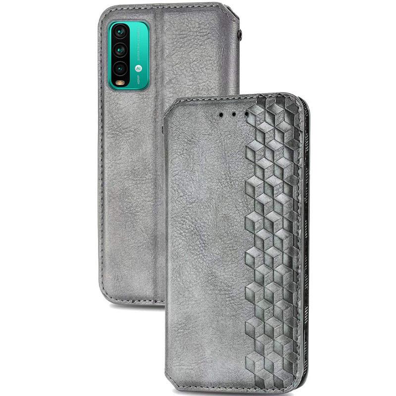 Чехол-книжка кожаный GETMAN Cubic (PU) для Xiaomi Redmi 10X Серый (84159785) - фото 2 Чехол-книжка кожаный GETMAN Cubic (PU) для Xiaomi Redmi 10X Серый (84159785) - фото 2