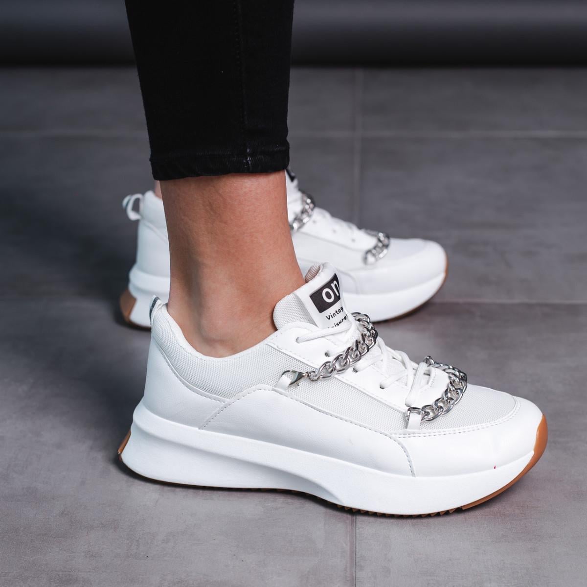 Кроссовки женские Fashion 39 р. 24,5 см Белый (3498)