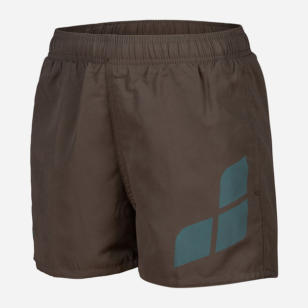 Шорты для купания детские Arena Beach Short Logo R 128 см Темно-оливковый (006446-681)
