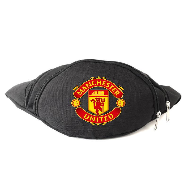Поясная сумка-бананка Cappuchino toys Футбольный клуб Manchester United-08 Черный (1652391281)
