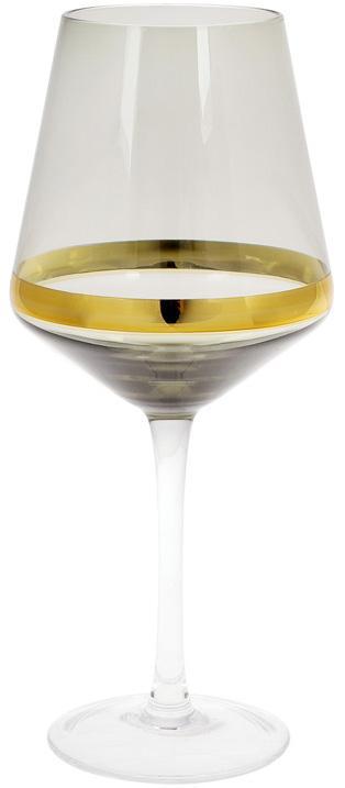 Набор бокалов Etoile для красного вина 4 шт. 550 мл Дымчатый серый