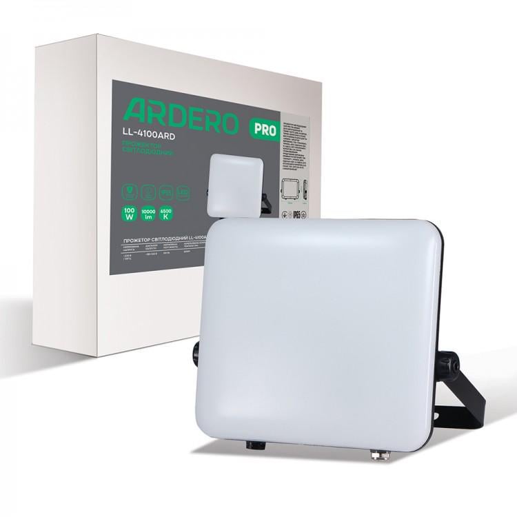 Прожектор светодиодный ARDERO LL-4100ARD 100W 10000 Lm 6500K IP65 Черный (27803311)