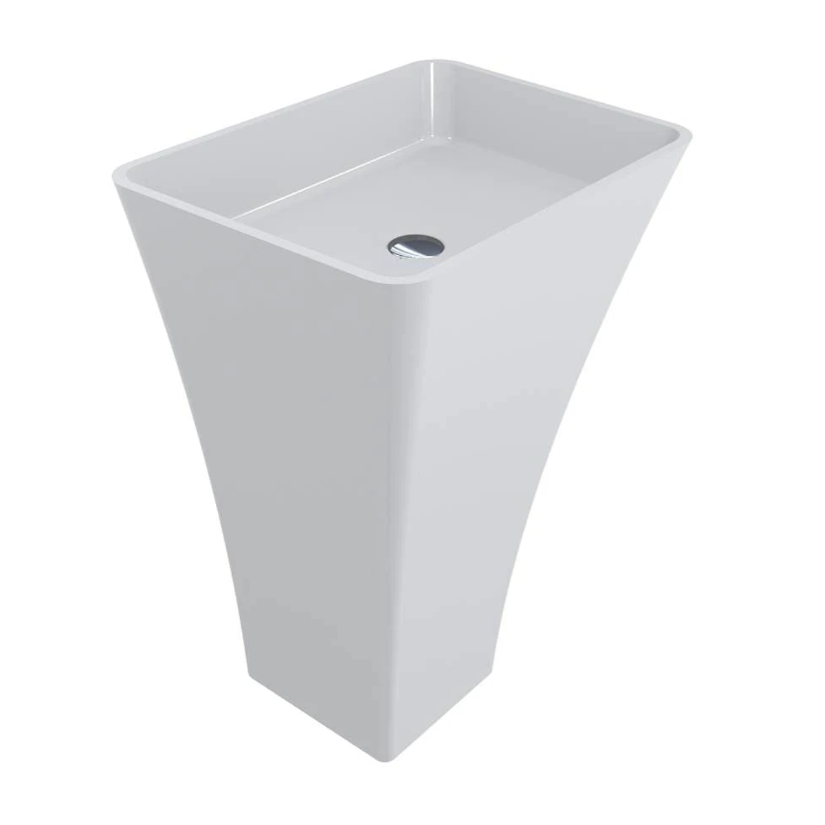 Умивальник підлоговий Miraggio Sunny прямокутний 600x450 мм Білий (MG-0001249)