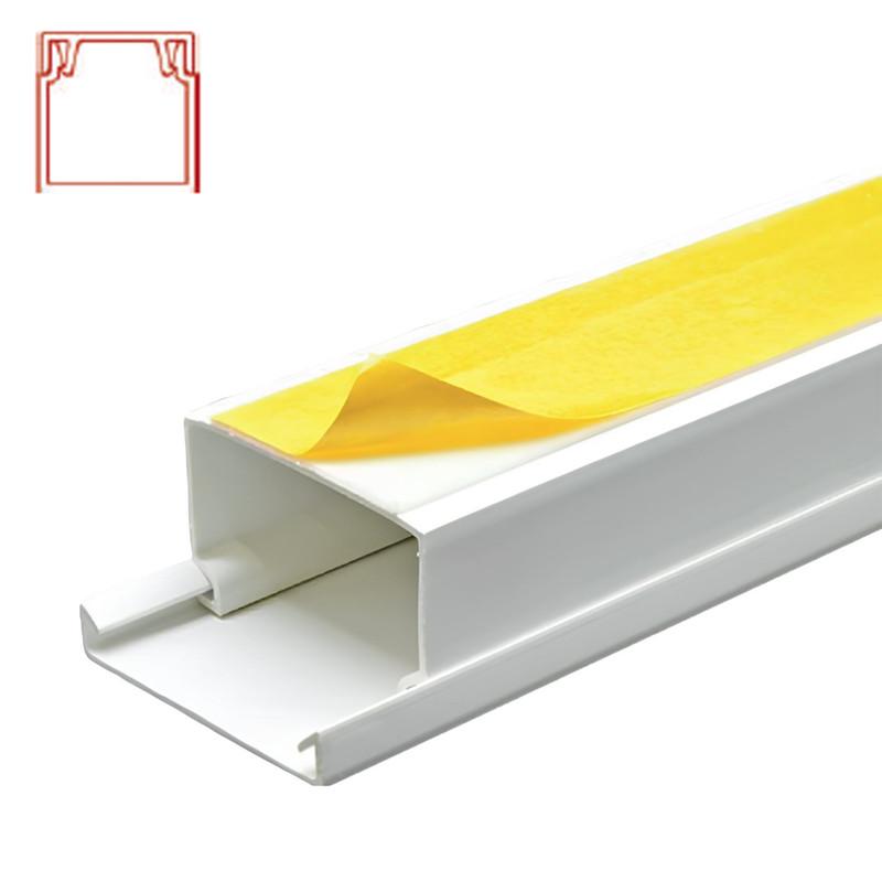 Кабель-канал Neomax 60x40 мм 2 пог.м з подвійним замком, самоклеючий ПВХ магістральний білий (NX3309) - фото 2 Кабель-канал Neomax 60x40 мм 2 пог.м з подвійним замком, самоклеючий ПВХ магістральний білий (NX3309) - фото 2