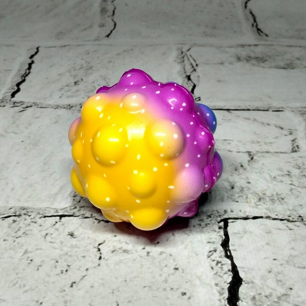 Мячик-антистресс Gravity Ball Пупырка 6,5 см Разноцветный (KA-23-1287-1)