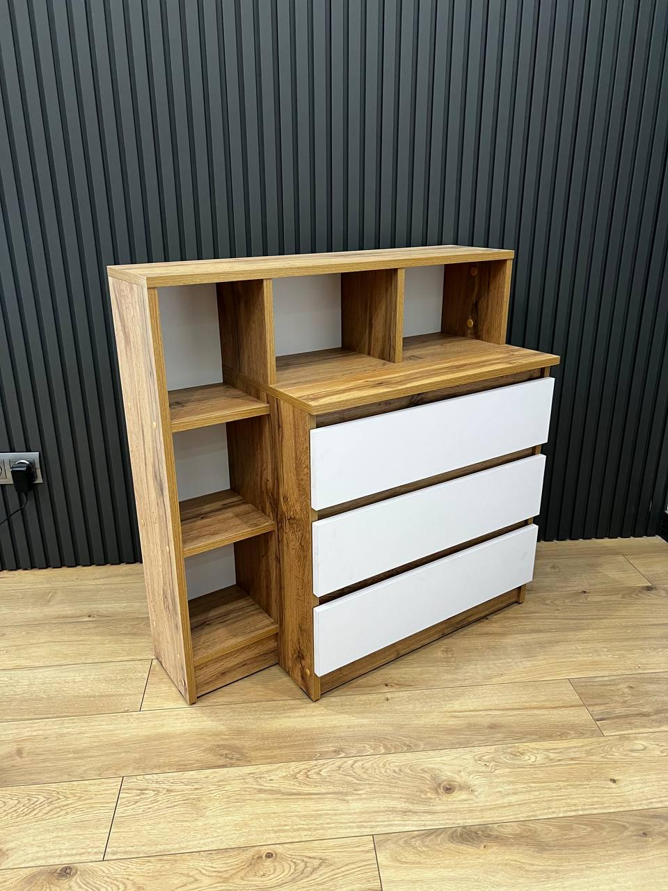 Комод Дженіфер 800х800х340 мм Дуб аппалачі/Німфеа альба - фото 2 Комод Дженіфер 800х800х340 мм Дуб аппалачі/Німфеа альба - фото 2