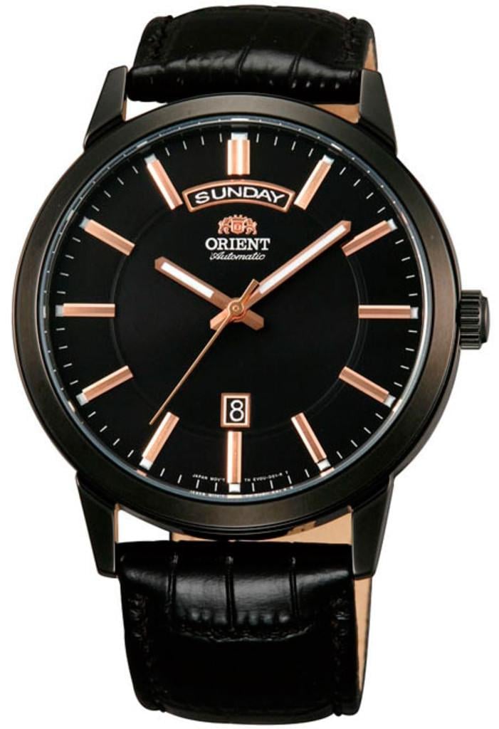 Наручные часы мужские Orient FEV0U001B со стальным корпусом WR 50 м Черный (3124939504) Наручные часы мужские Orient FEV0U001B со стальным корпусом WR 50 м Черный (3124939504)