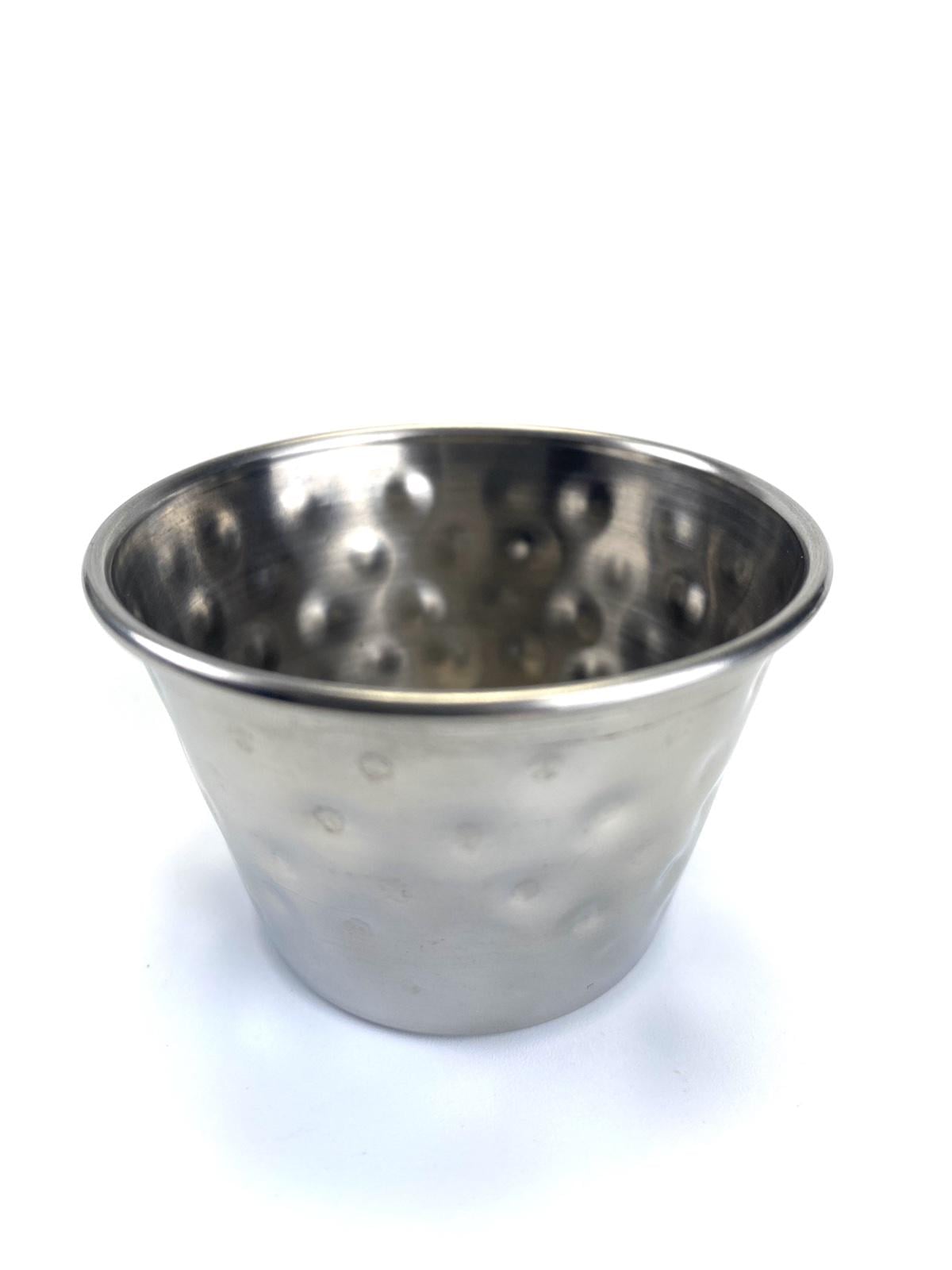 Соусник рельефный One Chef из нержавеющей стали 75 мл (28604022)