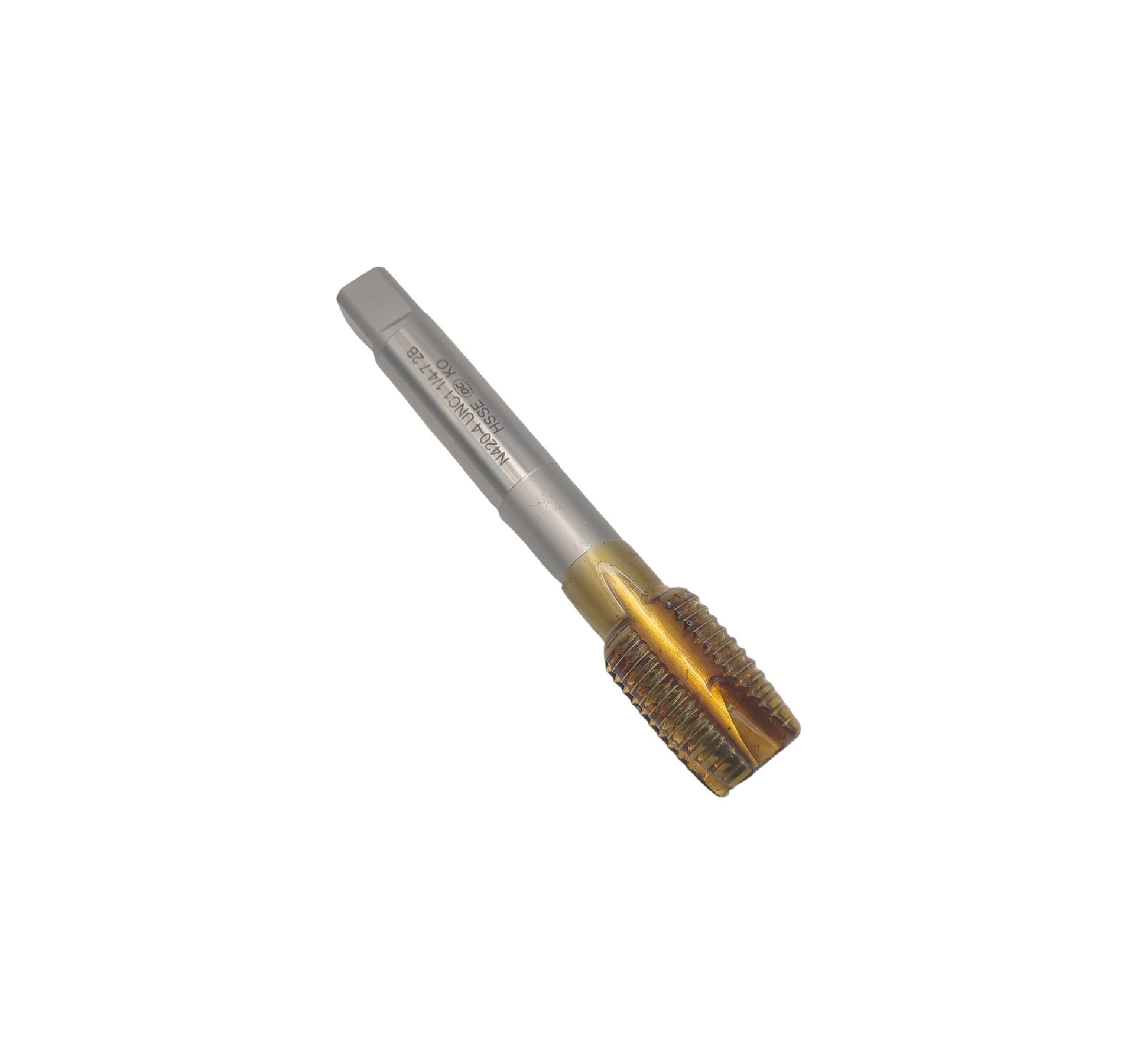 Метчик дюймовый DC Swiss UNC 1 1/4" 7 нитей Р6М5К5 HSS-E для сквозных отверстий DIN376 N420-4 102204 (055568)
