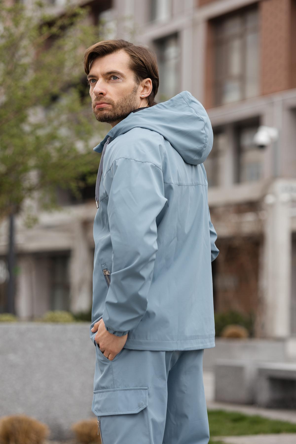 Костюм чоловічий Viter плащівка XXXL Блакитний (1618227087/3/6) - фото 5