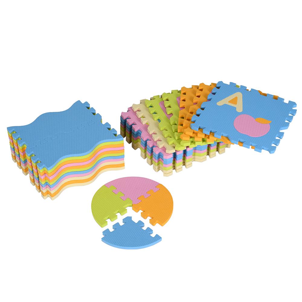 Розвиваючий килимок дитячий MR 1289 Англійський алфавіт 31х31х1,4 см - фото 3