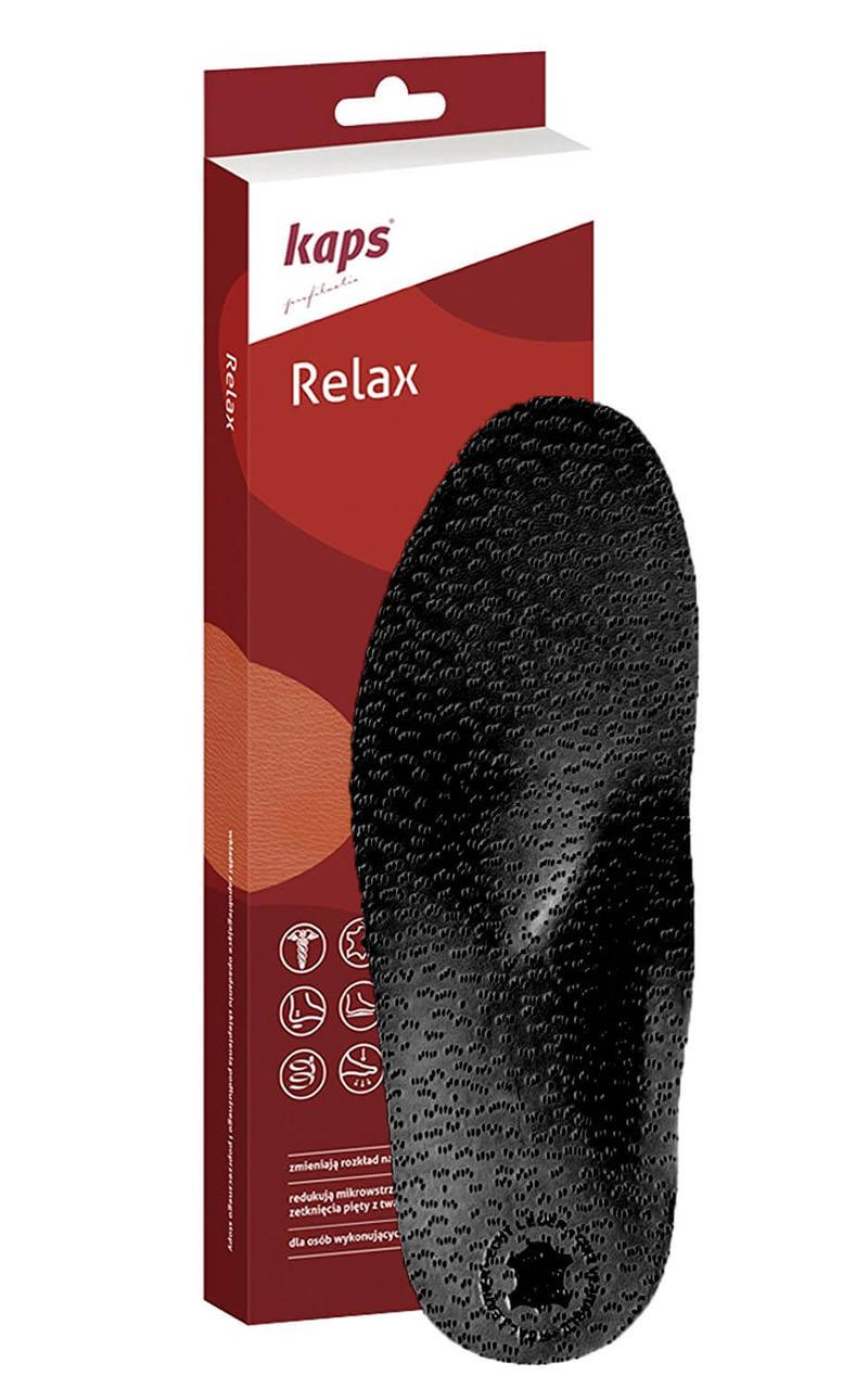 Ортопедичні устілки Kaps Relax р. 46 Black - фото 1