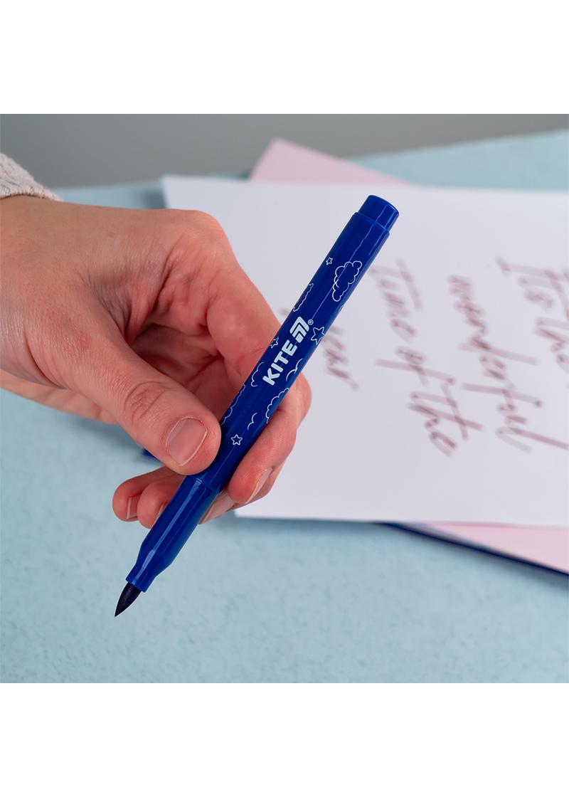 Фломастери-пензлі KITE Creative 12 кольорів (K-1150) - фото 5 Фломастери-пензлі KITE Creative 12 кольорів (K-1150) - фото 5