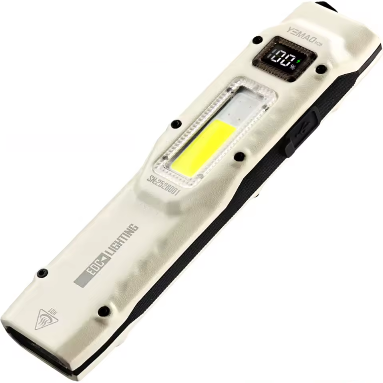 Фонарь тактический YEMAO YM-M28 EDC 880lm Type-C 1000 mAh IPX4 6500K белое/красное/UV Белый