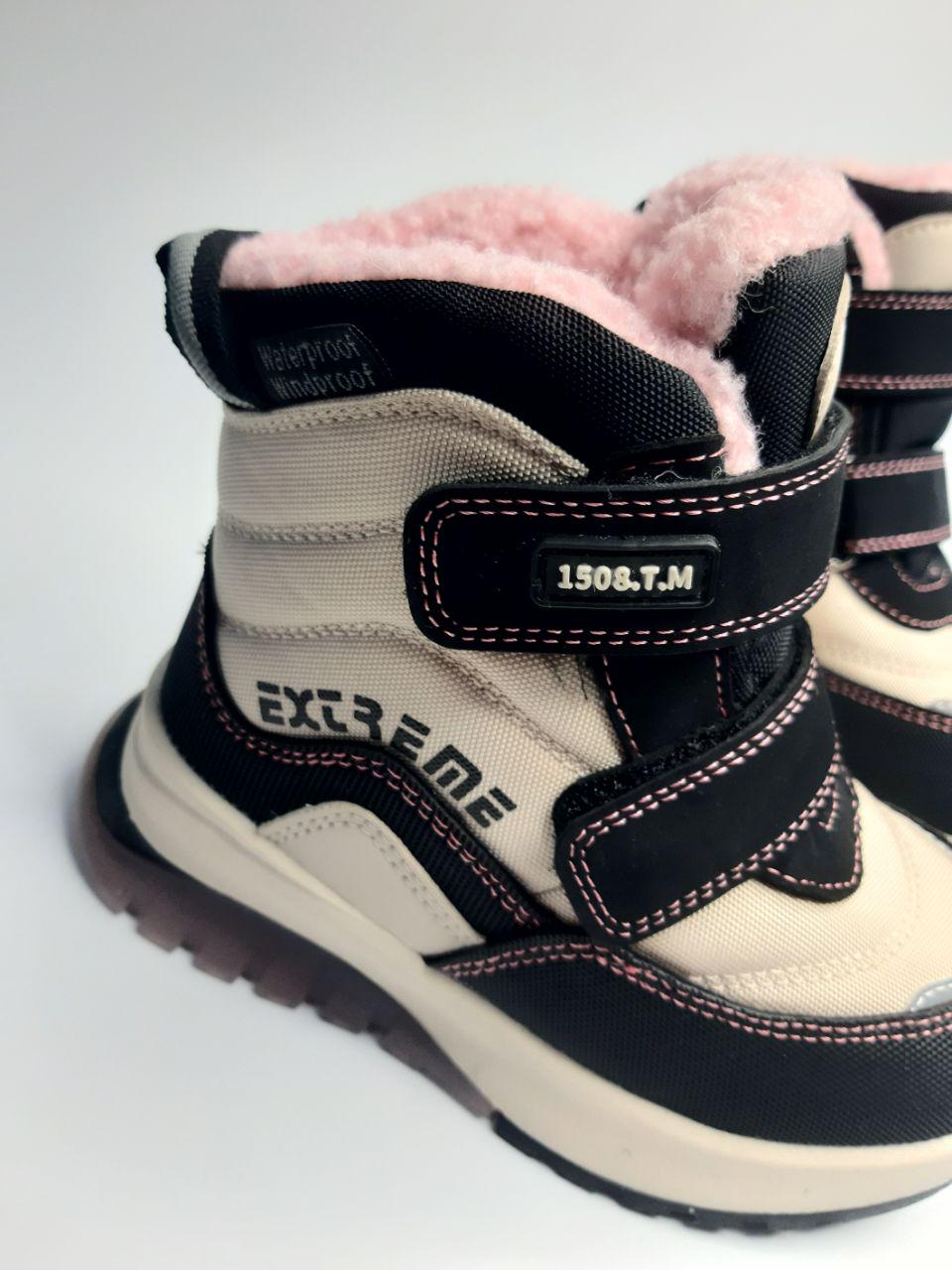 Ботинки зимние TOM.M для девочки р. 33 21,7 см Бежевый (11242 Е) - фото 2 Ботинки зимние TOM.M для девочки р. 33 21,7 см Бежевый (11242 Е) - фото 2