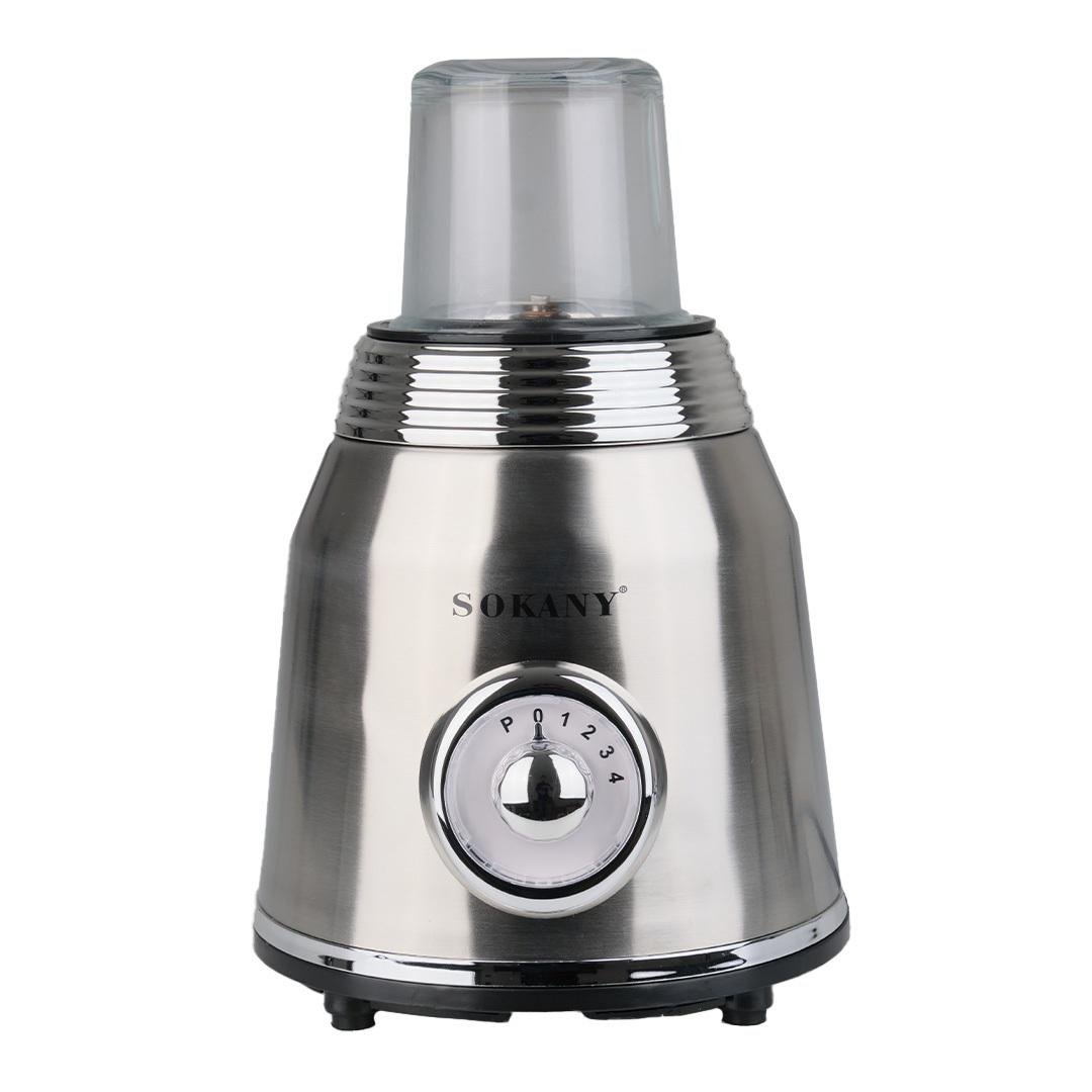Блендер стационарный Sokany SK-186 стальной с чашей 1,5 л 800 Вт Серебристый (SK186SS) - фото 3 Блендер стационарный Sokany SK-186 стальной с чашей 1,5 л 800 Вт Серебристый (SK186SS) - фото 3