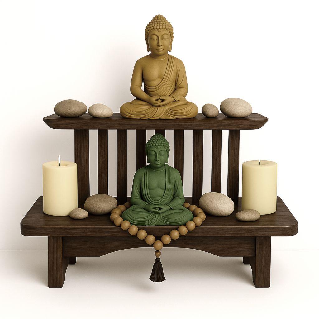 Алтарь для медитации из дерева Ментор Капучино (ЛАТ-018209)