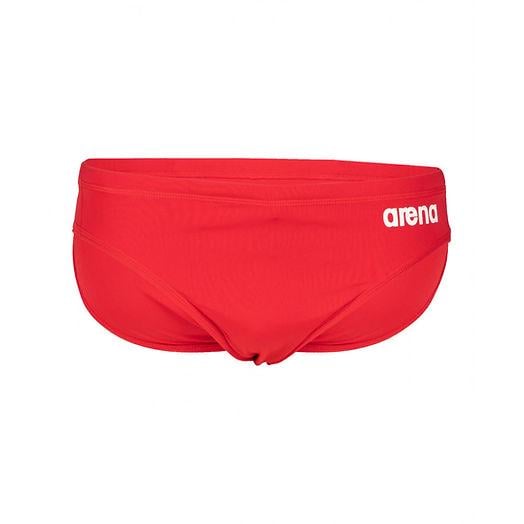 Плавки-сліпи для хлопців Arena TEAM SWIM BRIEFS SOLID 116 см Червоний/Білий (3468336633700)