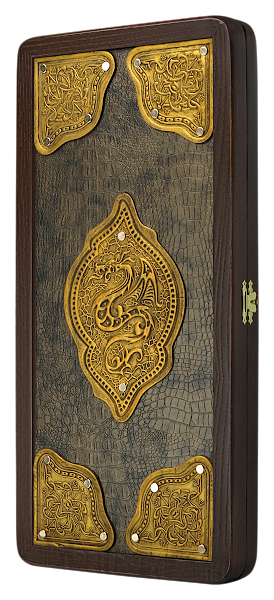 Нарды средние Гранд Презент 31165 Золотой дракон №2 510х510 мм (12562)