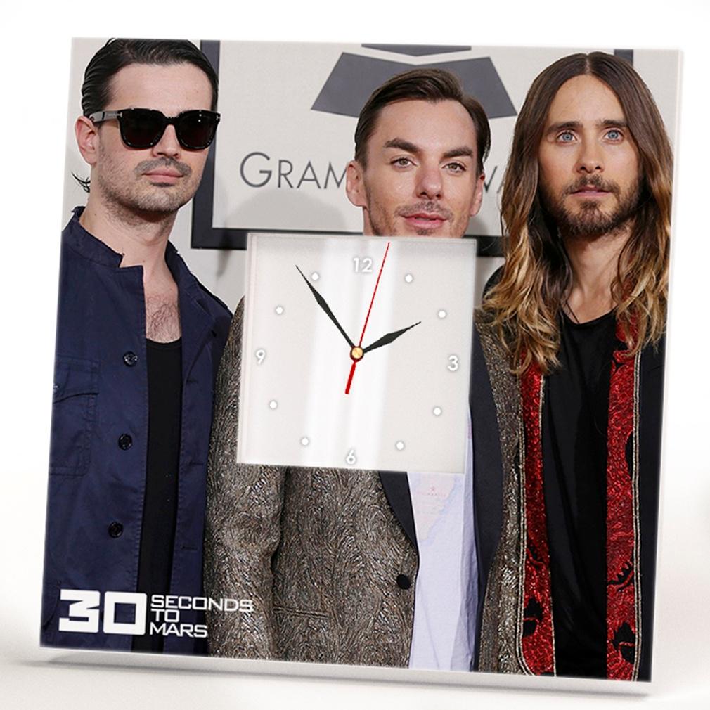Часы Группа "30 Seconds to Mars" 260x260 мм (C03369) Часы Группа "30 Seconds to Mars" 260x260 мм (C03369)