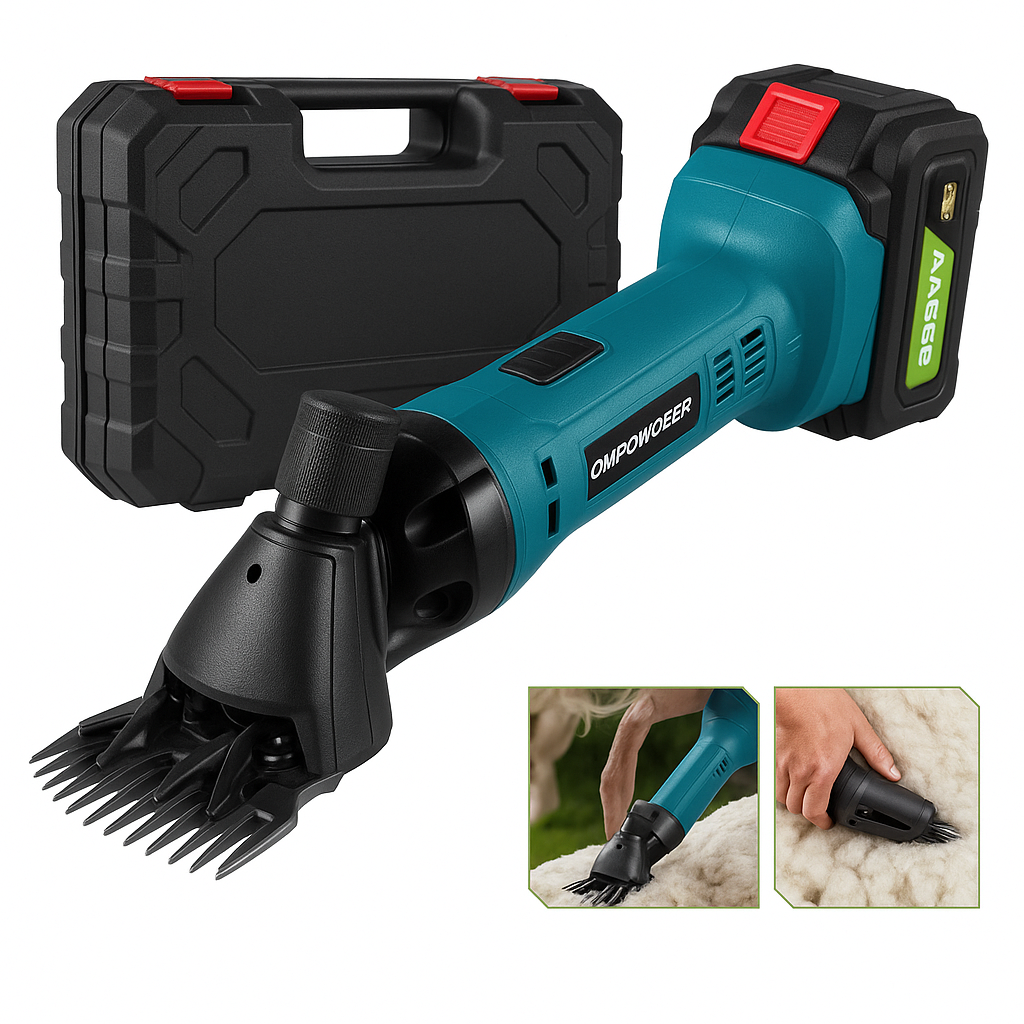 Машинка для стрижки овец аккумуляторная 2 АКБ 24V в кейсе (29164408) - фото 2