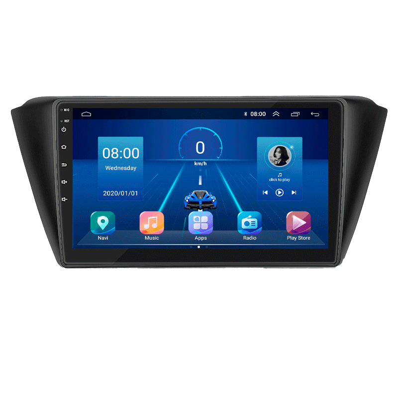 Автомагнітола штатна Lesko Top для Skoda Fabia III рестайлінг 2018-2021 р. 4G/Wi-Fi/GPS 2/32 GB 9" (9773-40019)