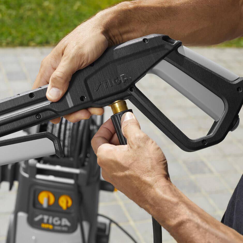 Мойка высокого давления Stiga HPS650RG 2,8 кВт 150 бар 12 м (628760) - фото 9 Мойка высокого давления Stiga HPS650RG 2,8 кВт 150 бар 12 м (628760) - фото 9