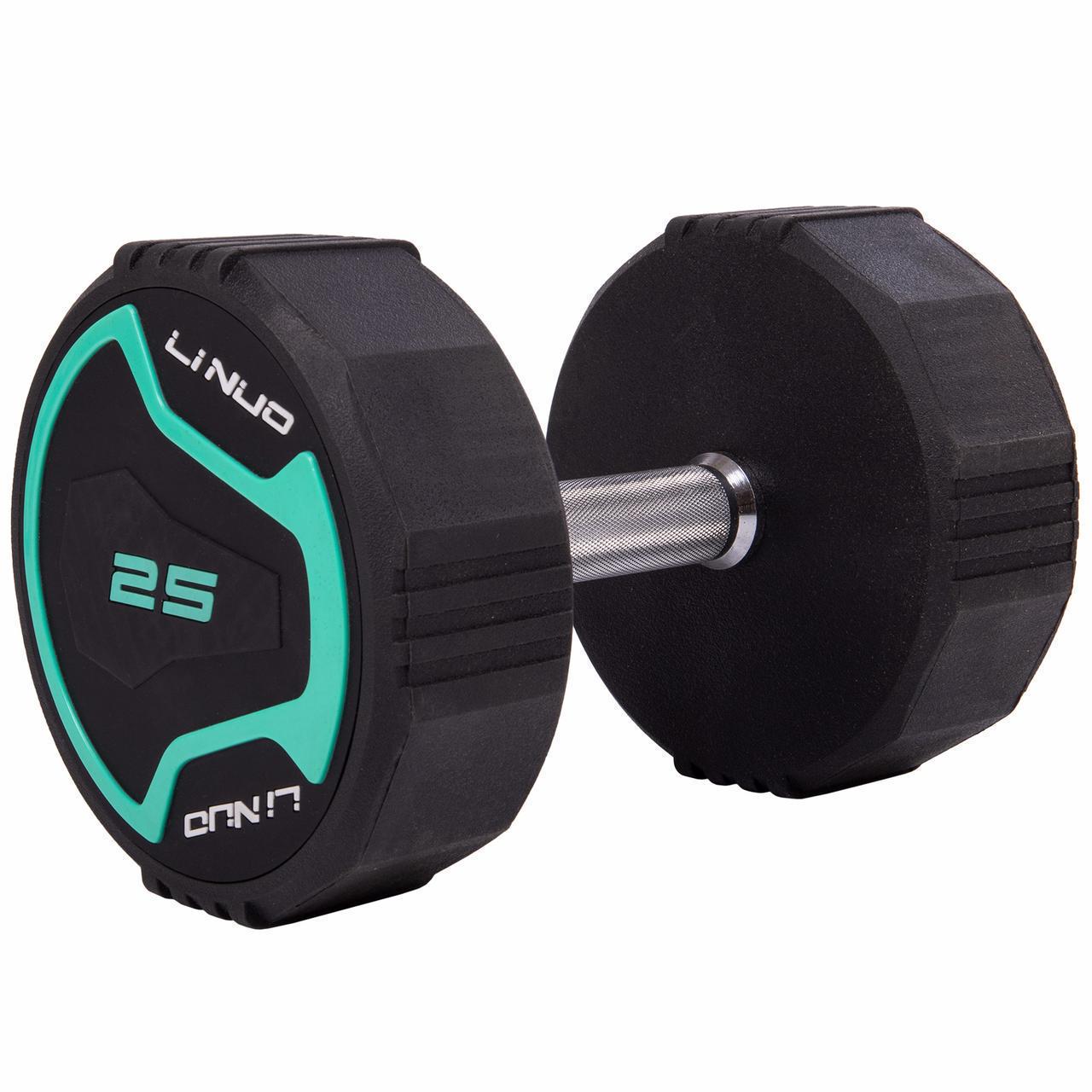 Гантель цільна LI NUO TA-3614-25 з поліуретановим покриттям 25 кг (2532854044) - фото 1 Гантель цільна LI NUO TA-3614-25 з поліуретановим покриттям 25 кг (2532854044) - фото 1