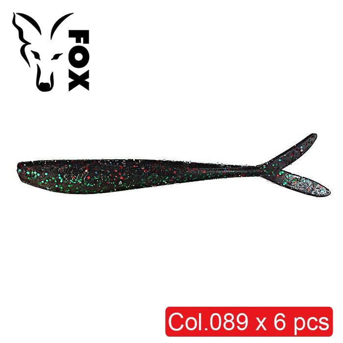 Силіконовий слаг Fox Slug №089 їстівний 9 см 6 шт. Electric marsh (8780)