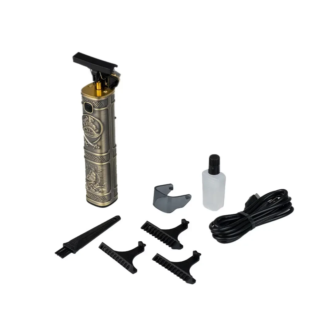 Тример VGR V-096 з насадками та USB Золотий (2450442780)