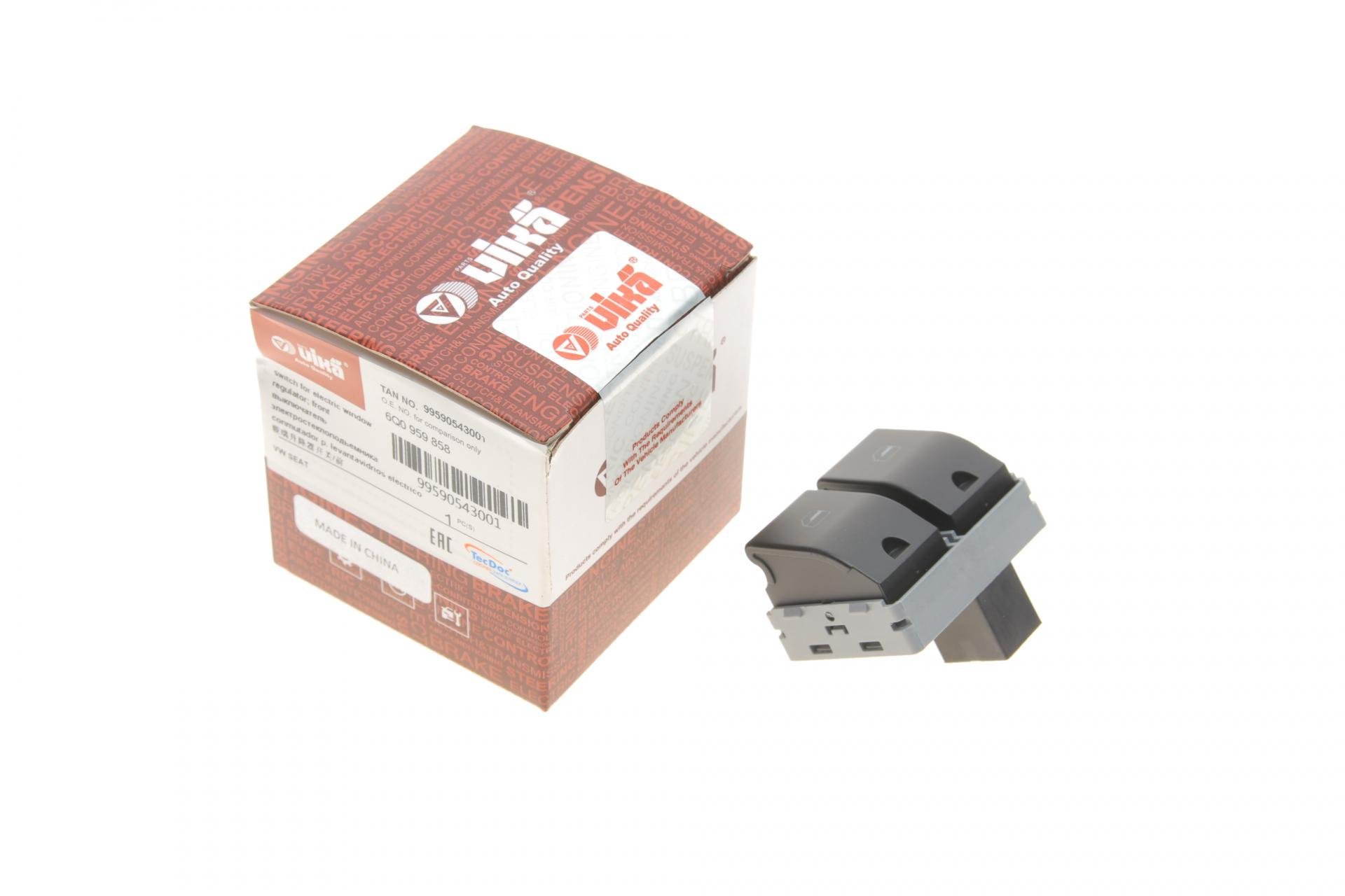 Кнопка стеклоподъемника Vika L VW Polo/Fox/Seat Ibiza/Cordoba/Skoda Fabia 03-10 - (99590543001)