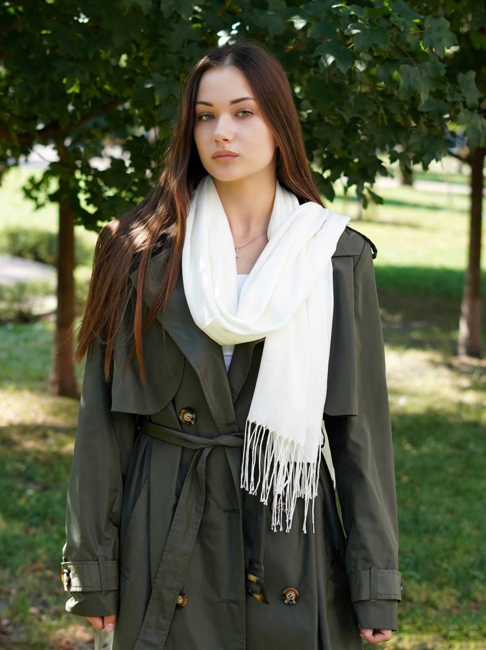 Шарф жіночий My Scarf Мілан 180х60 см Молочний (29735131) Шарф жіночий My Scarf Мілан 180х60 см Молочний (29735131)
