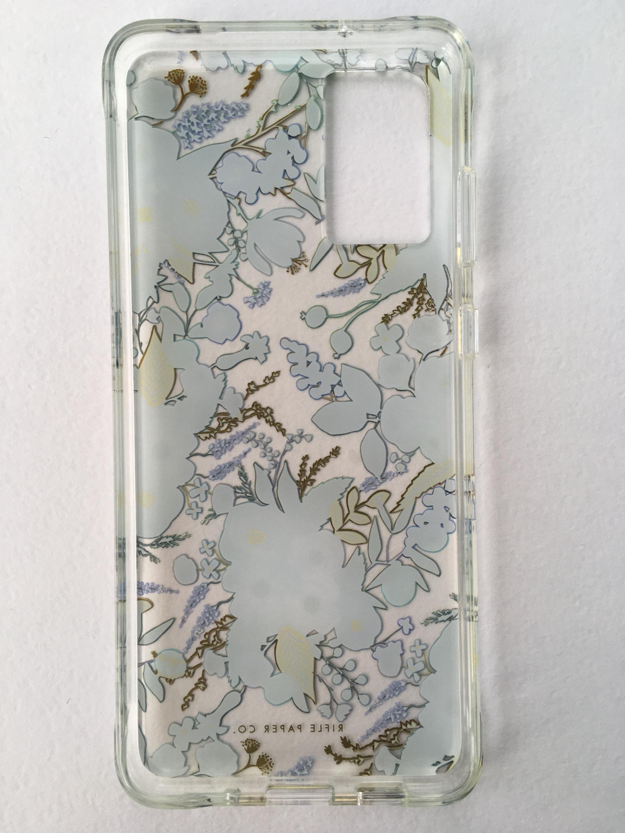 Противоударный чехол Case-Mate Rifle Paper Co Ultra Hybrid для Samsung Galaxy S20 Plus (6.7") Blue Flowers - фото 8