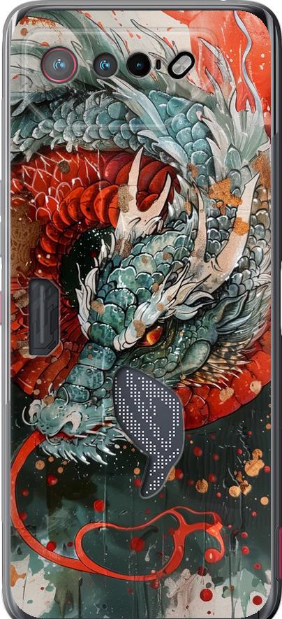 Чехол на Asus Rog Phone 7 Стихия огня (6101u-3405-42517)