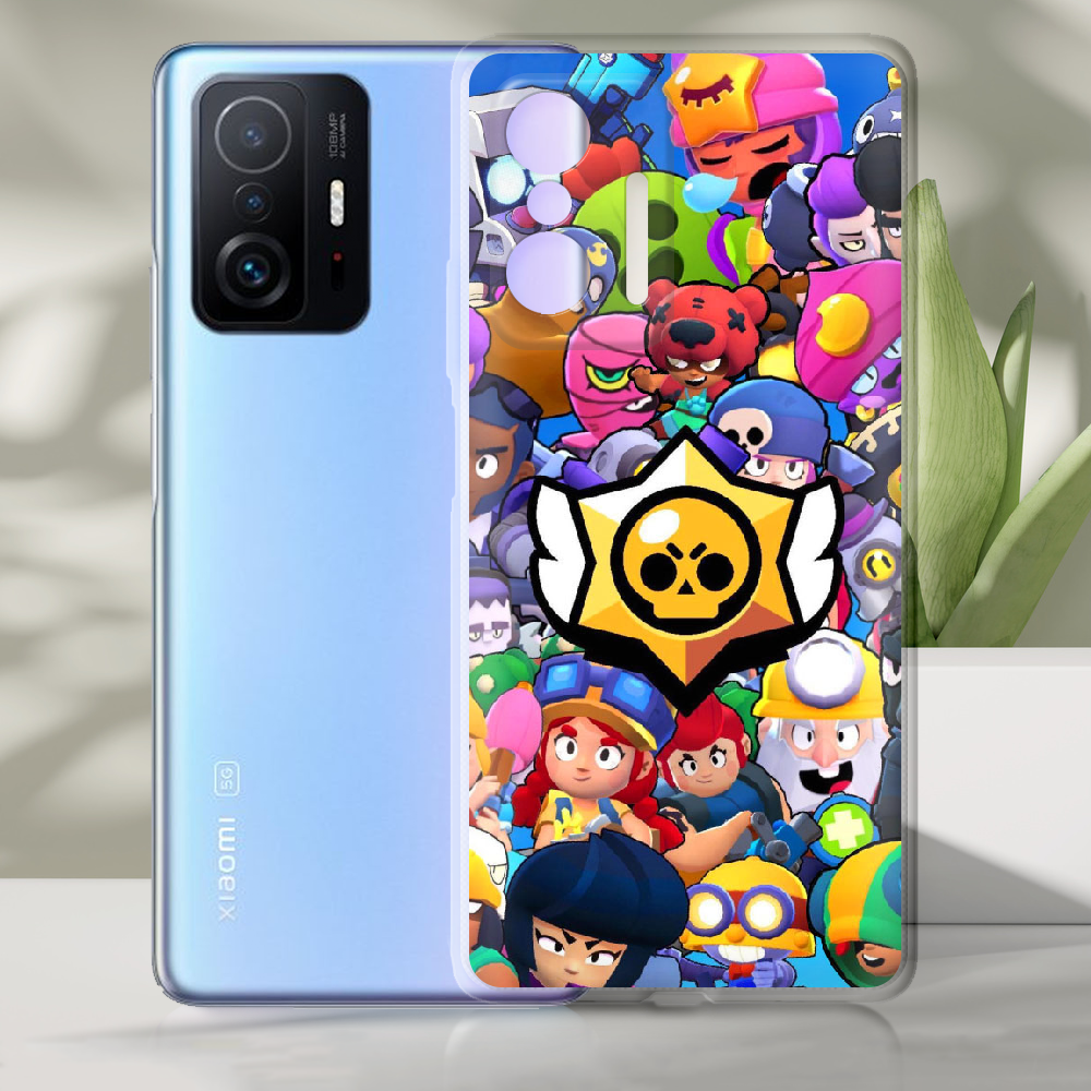 Чехол BoxFace Xiaomi 11T / 11T Pro Brawl Stars Прозрачный силикон (43423-up2389-43423) - фото 2