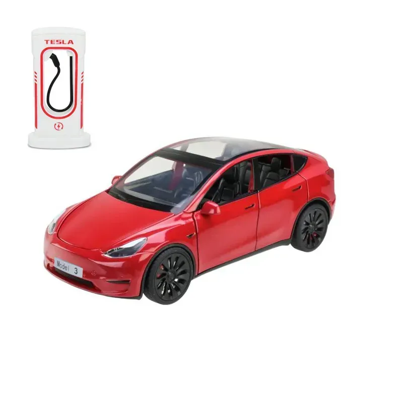 Игрушечная автомобильная моделька АвтоСвіт Tesla Model 3 с зарядной станцией из металла 18 см Красный (150-98-AP-2005RD) Игрушечная автомобильная моделька АвтоСвіт Tesla Model 3 с зарядной станцией из металла 18 см Красный (150-98-AP-2005RD)