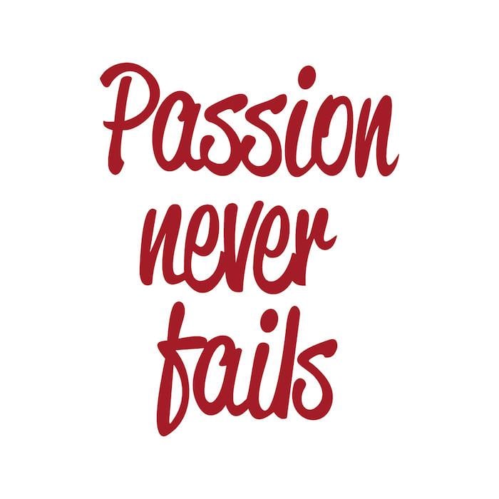 Футболка жіноча "Passion Never Fails" XL Білий (BD-000001728) - фото 4