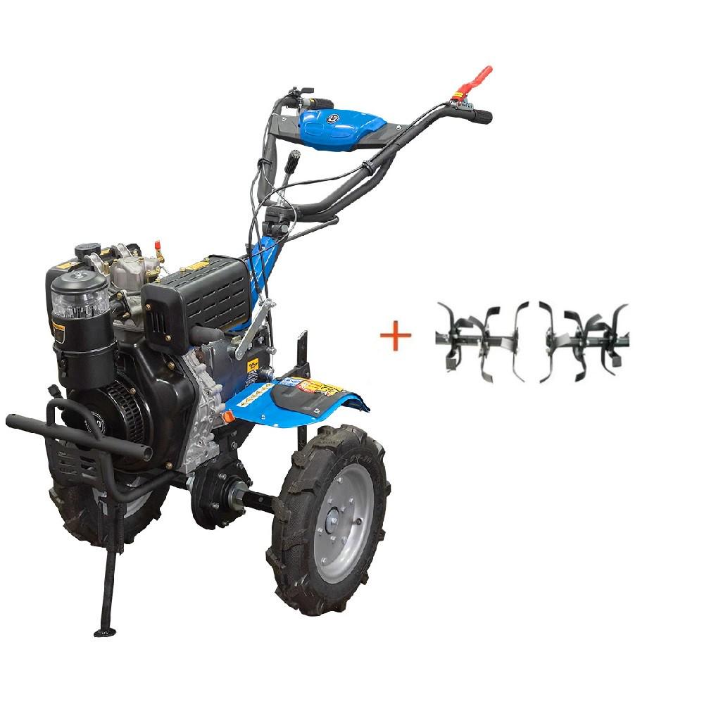 Мотоблок ДТП 510ДН 4.00-10 и фреза (25656830) - фото 2