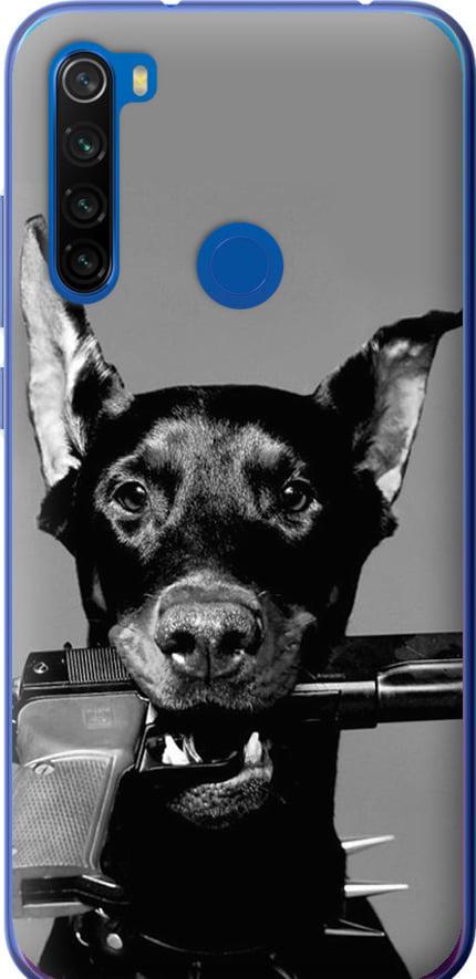 Чехол на Xiaomi Redmi Note 8T Доберман (2745u-1818-42517)