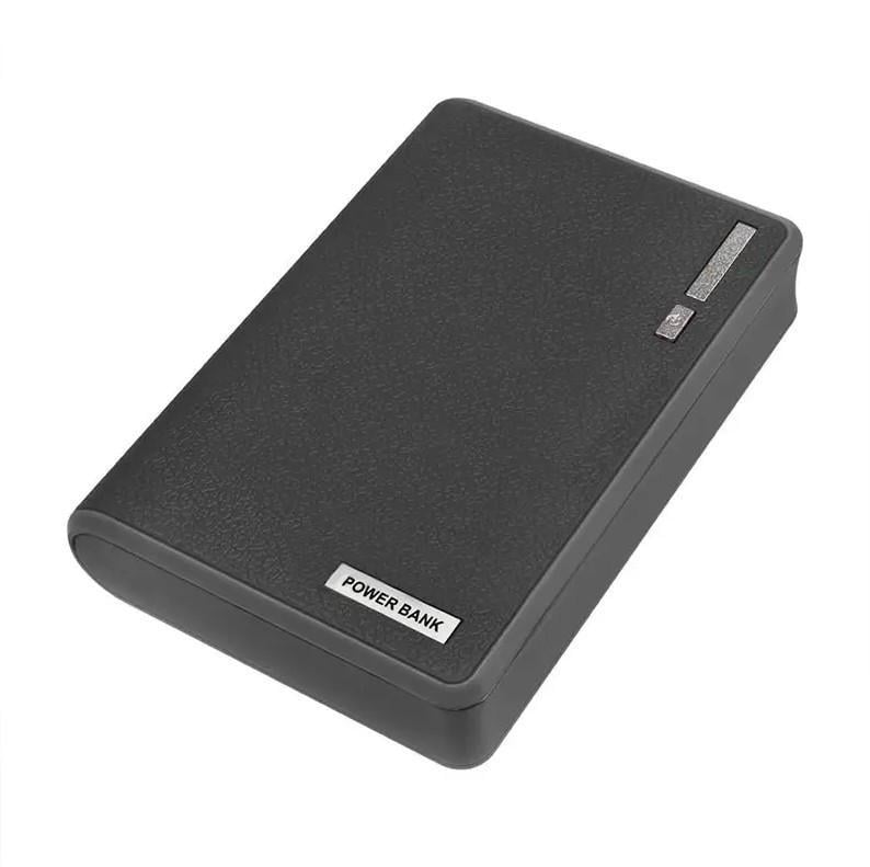 Корпус коробка Power Bank Case DIY 4x18650 2 USB Micro-USB Led-фонарь Черный (1922971356)