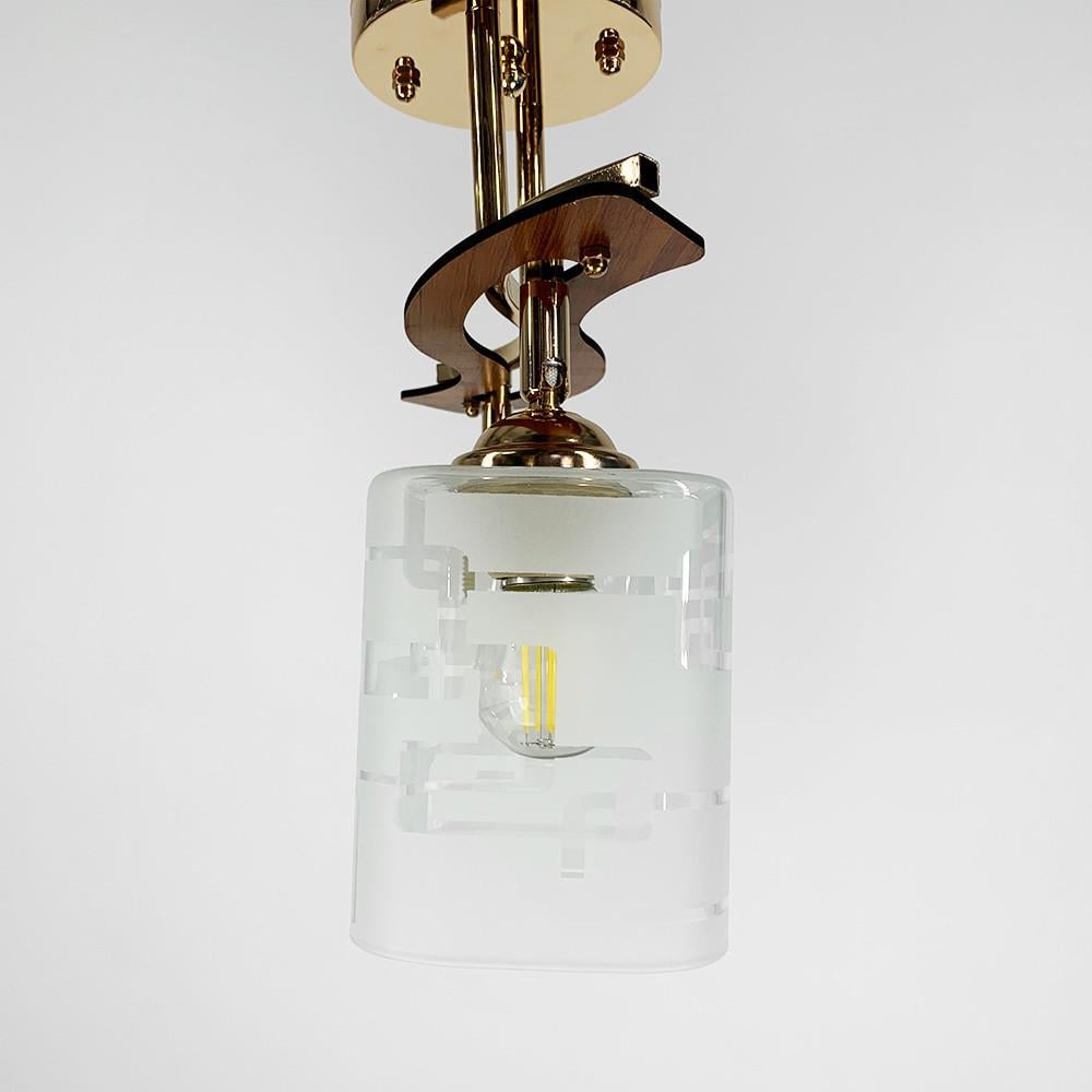 Світильник стельовий на 2 плафони Золотий (6032/2 GD) - фото 2 Світильник стельовий на 2 плафони Золотий (6032/2 GD) - фото 2