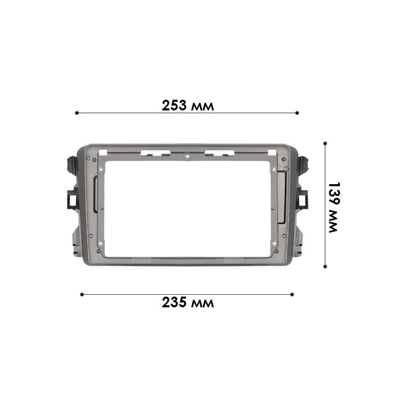 Переходная рамка 9" Lesko для BYD G3 2009-2014 (7253) - фото 4