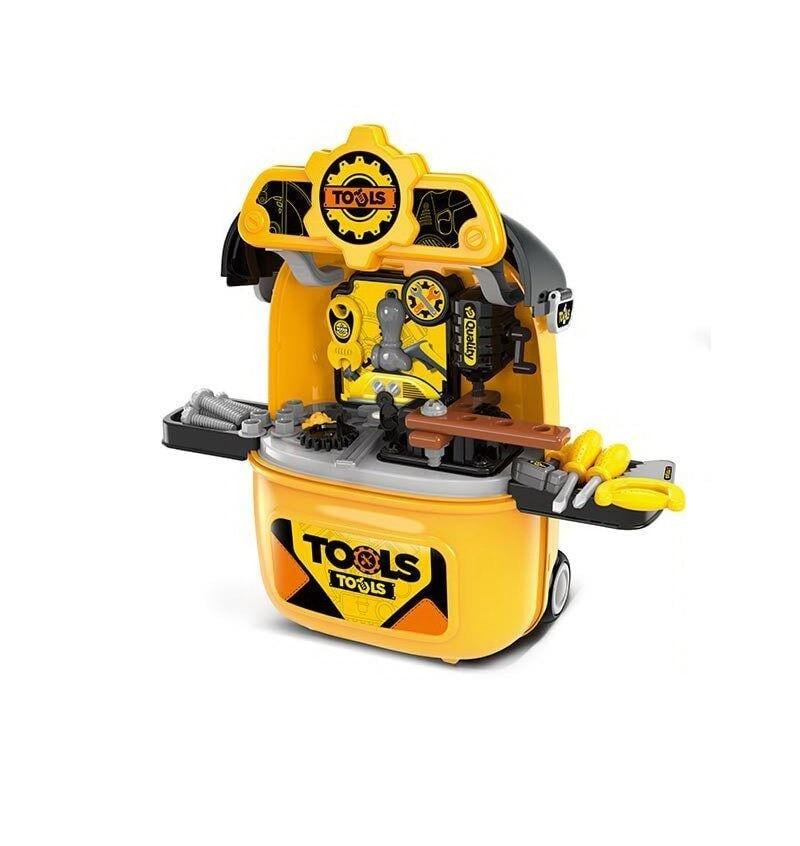 Набор инструментов игровой 2в1 слесарная мастерская Yellow (140039)