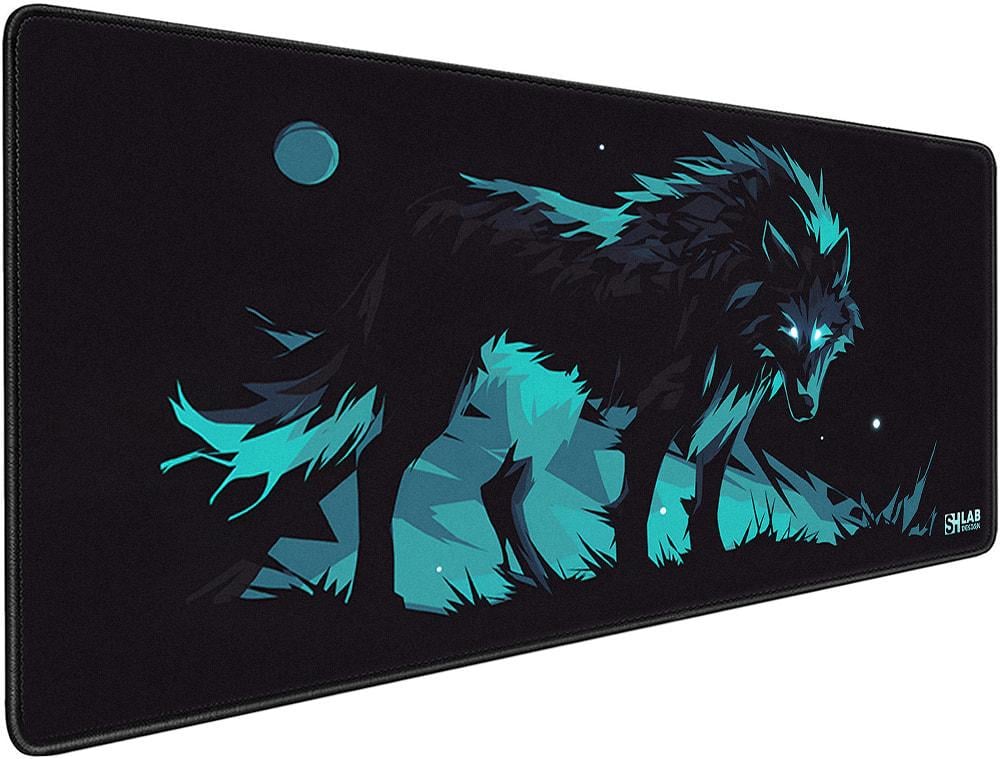Килимок для мишки SHLab Wolf Turquoise SHM-403 70х30 см (35884)
