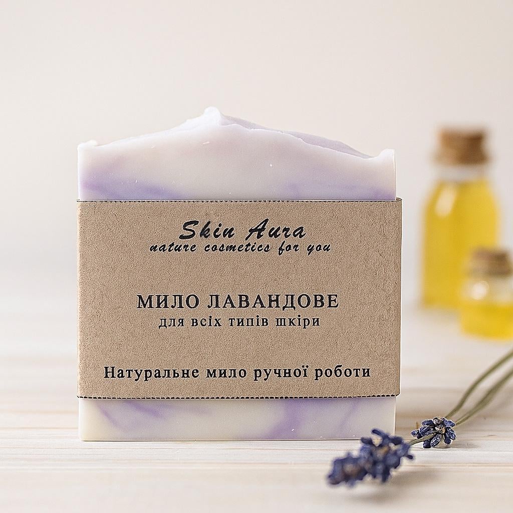 Мыло для тела лавандовое ручная работа (27573555)
