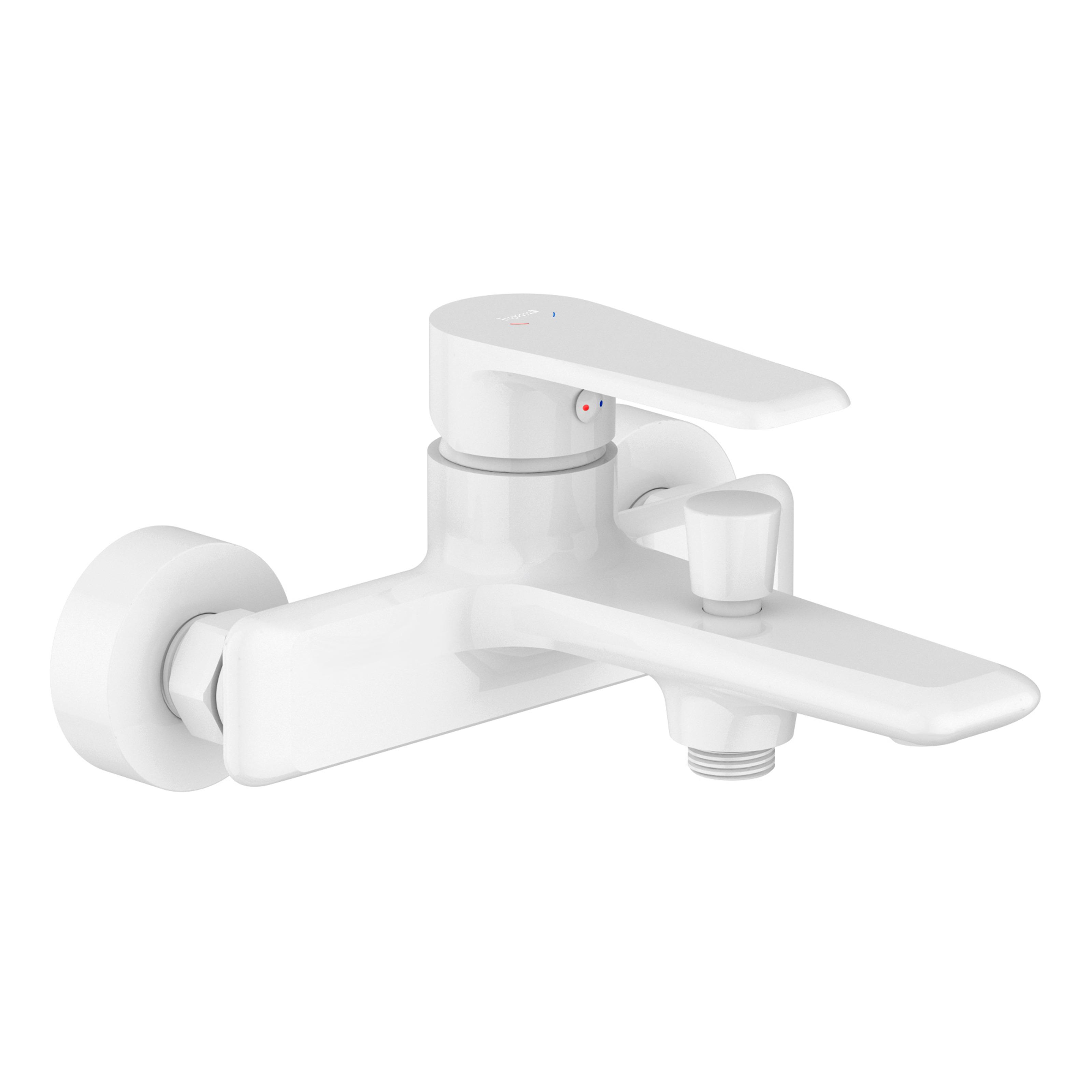 Смеситель для ванны Imprese ARIA f03207503AA однорычажный Белый (161459)